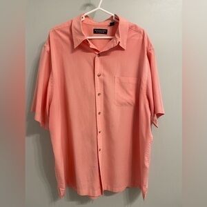 Men’s Roundtree & Yorke Short Sleeve Shirt Size 2XB